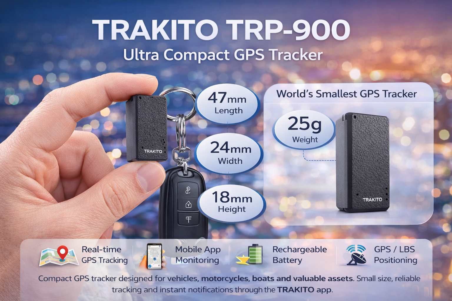Trakito TRP-900 Banner